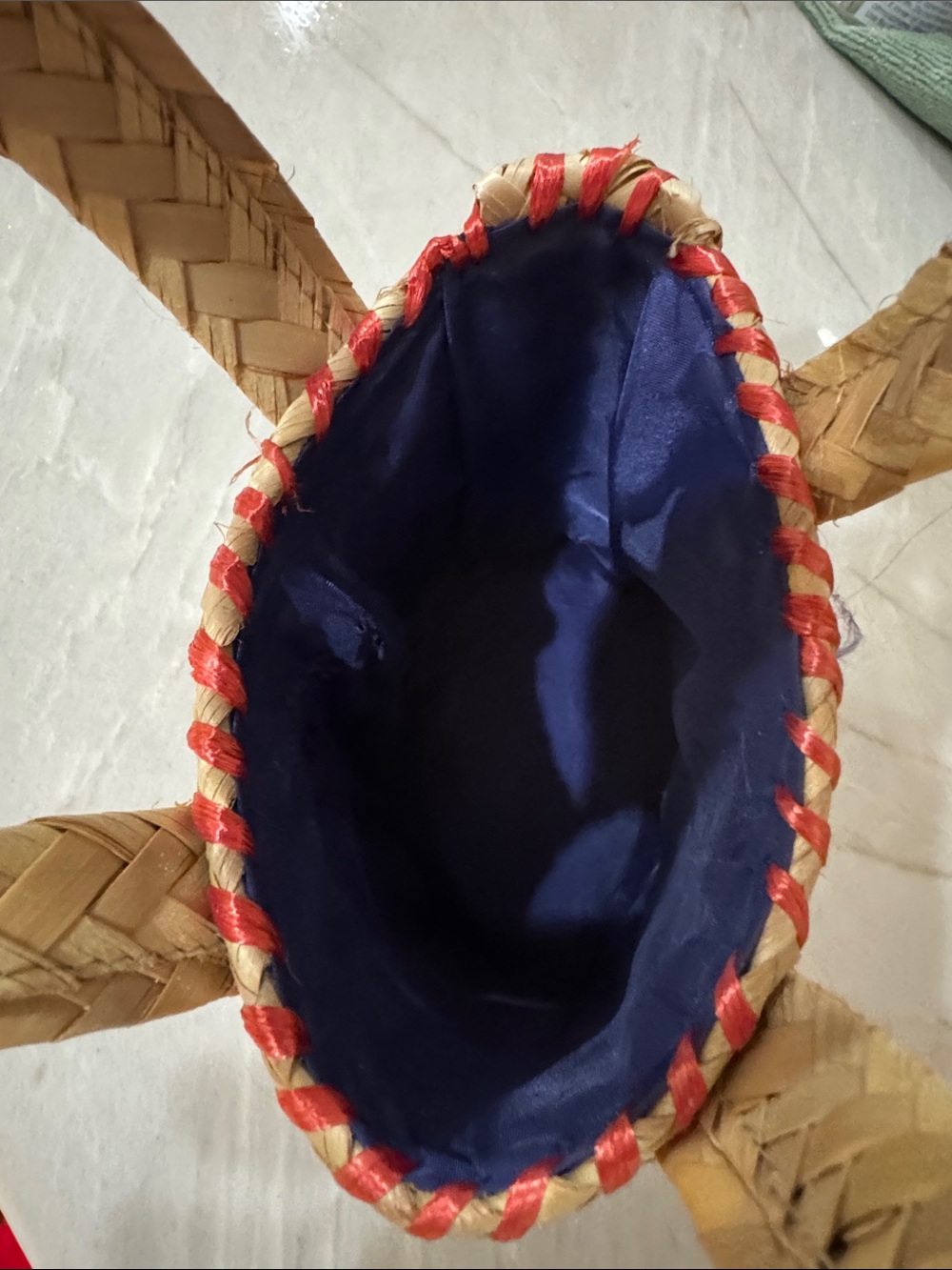 Straw little mermaid purse - Picture 4 of 6